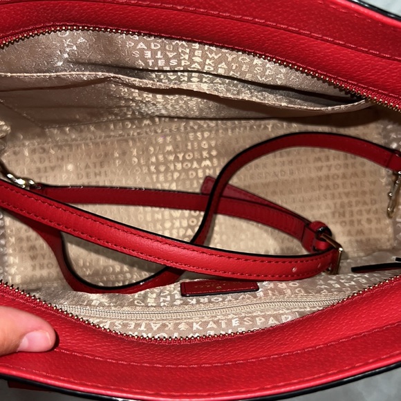 A red Kate spade mini bag & wallet pair! - Picture 4 of 5